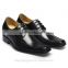 Italian Handmade Custom Shoes Genuine Leather Men Dress Shoes In Black