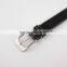Mens new suit genuine lrather belt with pin reversible buckle