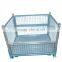 High quality Half door open logistics metal large capacity wire containers