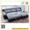 Modern design space saving corner sofa bed with storage