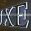 OEM 3d led light up mirror vintage metal letter to make signs