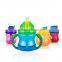 Baby products pp plastic training cup with straw