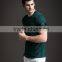 Customized plain green with logo printing men's t shirt