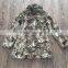 Long Sleeve With Fur Collar Leopard Print Fake Fur Coat