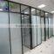 10mm Thick Decorative Glass Partitions Etching Frosted Glass Desk Partition Acid Etched Glass Office Partitions