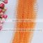 Cheap 3MM 1.3M/Strand Hanging Orange ABS Pearl Garland Plastic Pearl Strands for Wedding Decoration