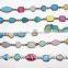 Druzy Multi shapes Bezel Chain setting