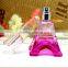 Eiffel tower shape pump sprayer cap 50ml crystal perfume glass bottle for personal care