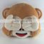 2015 wholesale monkey creative plush emoji pillows