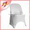 Elastic spandex polyester black folding wedding chair cover pattern