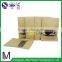 Free sample custom print brown kraft paper bag with window and zipper selling on /standing pouch paper bag with window