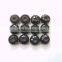 AAA Quality Black Onyx Fancy Stylist Roundel Big Hole Beads