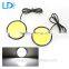 car drl manufacturers waterproof 67mm cob round led drl