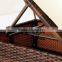 Vietnam poly rattan furniture, sunbed, round sunbed, garden furniture