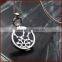 AAA Zircon 925 Silver coin holder carrier necklace
