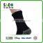black&white free knitting heel and toe body is solid black socks
