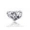 T088 Mexican Wedding 925 Sterling Silver Three Hollow out Hearts for engagement Women Charms Jewelry