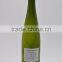 Tall hock green color 750ml wine bottle with cork