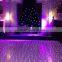 WIFI SD Control 0.6x0.6M Tempered Glass Twinkling Starlit LED Dance Floor