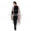 Pretty steps elegant high waist young girls sexy tight jeans pants long black