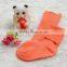 High quality solid color autumn winter thick thermal long sport socks kids children