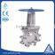 flange type or lug type knife gate valve with hand wheel