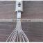 Manual stainless steel mixer beat eggs household blender bold stainless steel round bar handle Small Medium Large Whisk D07