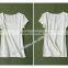 Women's Cotton/Spandex O-neck Short Sleeve White Underwear