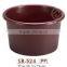 Plastic round feet barrel