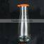 Creative glass condiments bottle with stainless steel