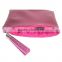 Women's Fashion PU bling pink Cosmetic Organizer Bag Waterproof with handle