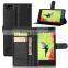 LITCHI TEXTURE Soft Wallet LEATHER Case Stand PU Leather Case For BLACKBERRY LEAP FLIP LEATHER CASE