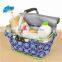 Wholesale Outdoor Two Compartment Foldable Picnic Basket