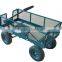 metal folding wagon garden trolley wagon cart hand truck