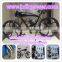 2.4L gas tank frame , motorized bike frame with tank black white