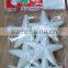 White plastic snow flake snowflake decoration