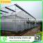 Galvanized steel structure glass cover used commercial greenhouses