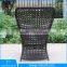 Modern aluminum high back garden furniture special weaving leisure chair
