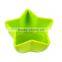 Cheap colorful pentagram shape stackable plastic garden pots