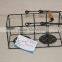 handmade wire mesh basket stainless wire egg basket wire fruit basket with two handles