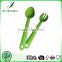 Bright colored good appearance lovely bamboo fiber spoon and fork