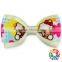 Adorable Movie Cartoon Printed Bowknot Baby Girls Grosgrain Ribbons Hair Bow