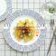 Japanese style Stripe decal 5pcs ceramic bonechina dinnerware