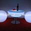 High quality PE plastic led table lamp led cube furniture led coffee table