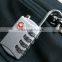 International Reset 3-dial combination zinc-alloyed locks,trave luggage locks