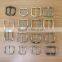 Steel Wire Form High quality End Bar Buckle with prong black color, nickel plate, Brass Plate