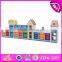 New style preschool storage shelf wooden kids indoor playhouse W08C187-S