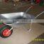 4 CU.FT Russia dual wheels galvanised tray wheelbarrow