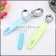 2015 hot sell food grade plastic kitchen stailess steel fork spoon,food grade plastic fork spoon