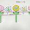 Spring butterfly in flower wooden garden yard stakes for decoration